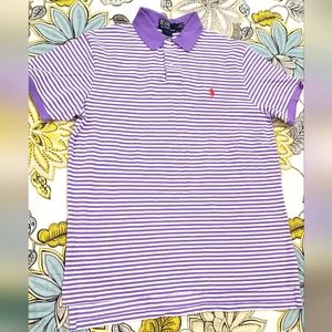 Ralph Lauren Classic Striped Polo Shirt sz L